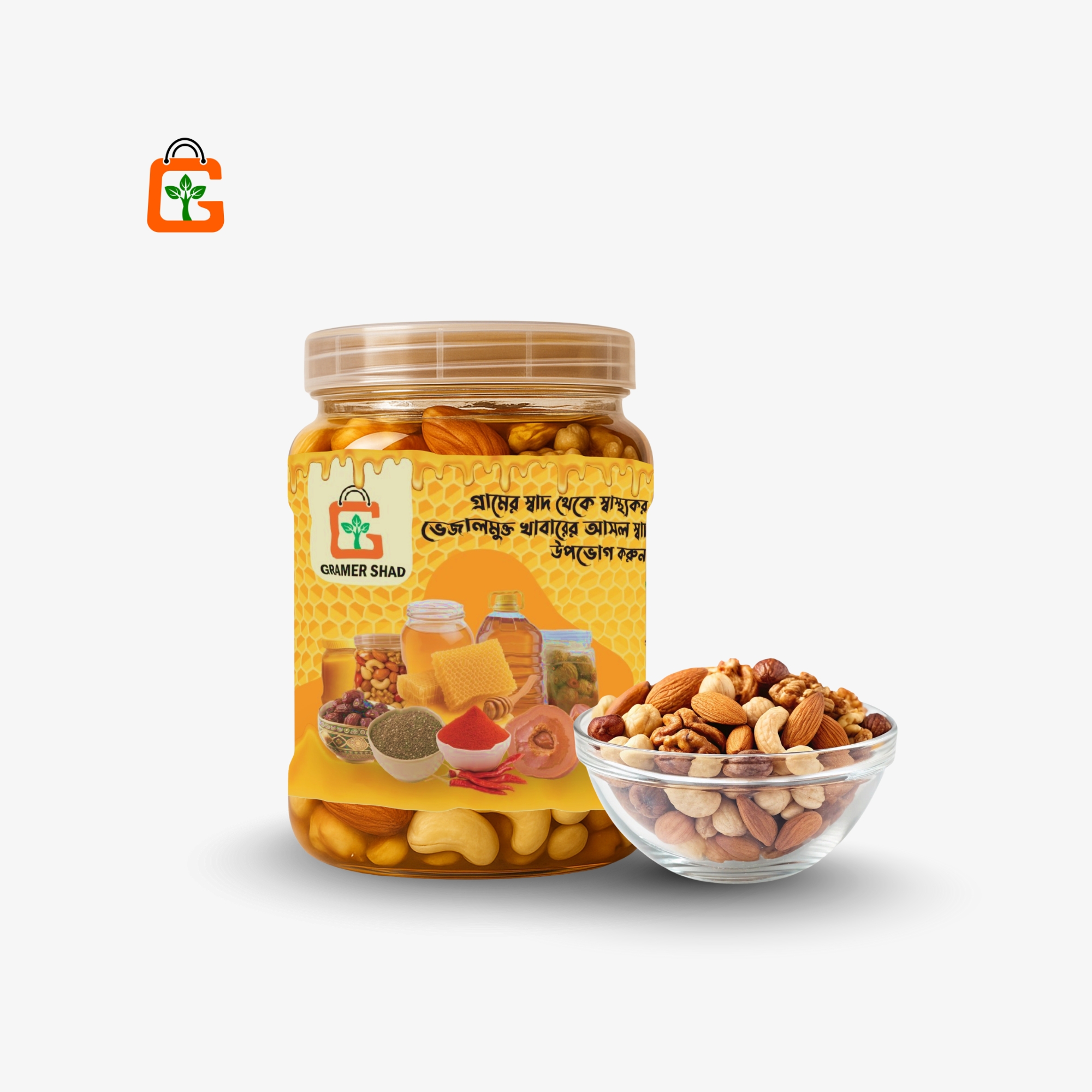 হানি নাট / Honey Nut (৮০০গ্রাম)
